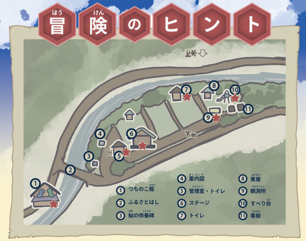 中川原水辺公園マップ